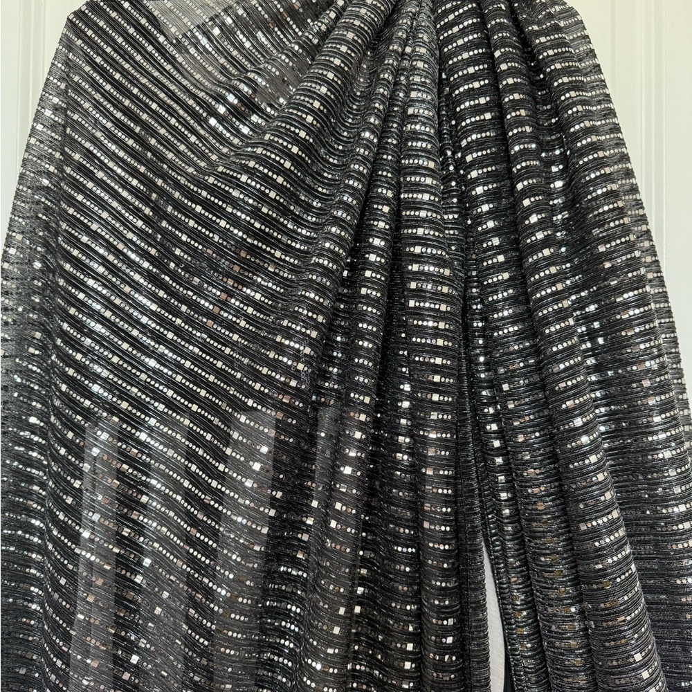 Black and White Striped Indo Western Stylish Outfit